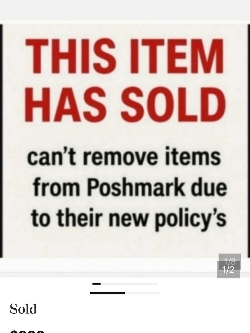 Sold